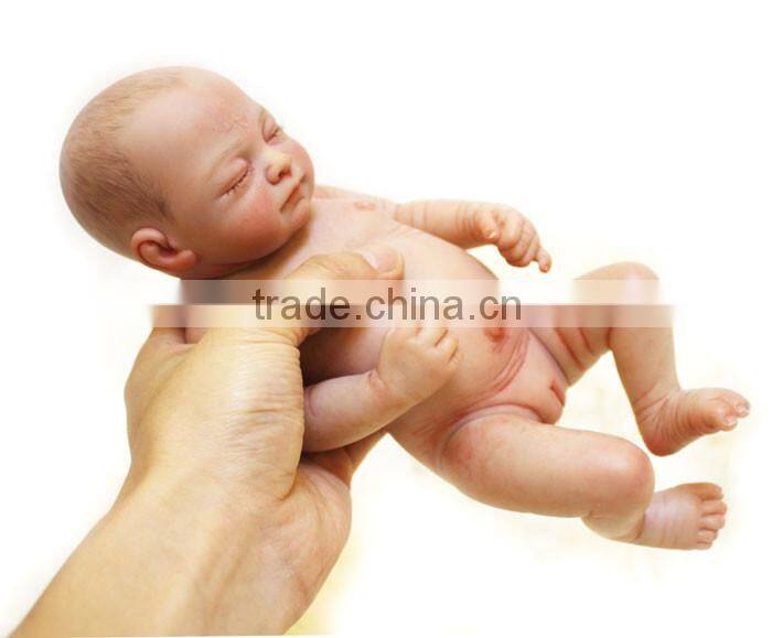 full body soft vinyl silicone sleep bebe reborn baby doll kits BB-2 for sale