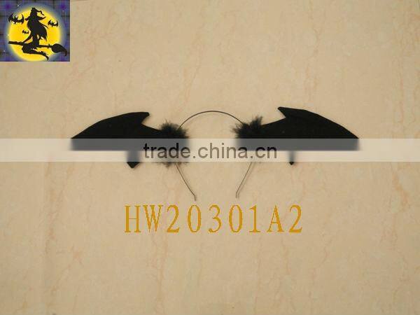 Black Spider Headband with Black Fur for Halloween Party