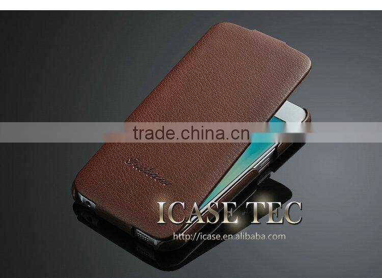 iCasetec Flip Leather Wallet Stand Case for Samsung Galaxy S6 edge
