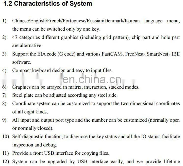 F2100T 7" Screen 800*480 2 Axis CNC Controller For CNC Plasma Cutting Machine Laser Flame Cutter