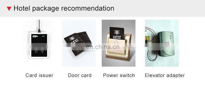 Popular Product Smart Push-Pull Digital rfid hotel card reader door lock support hotel version apartment version