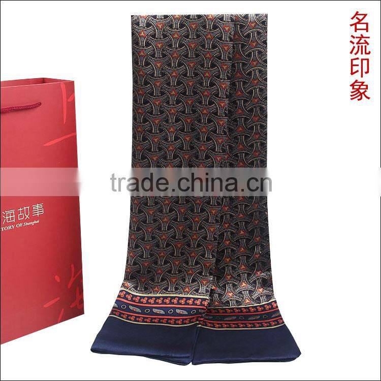 2015 New indian silk scarf men
