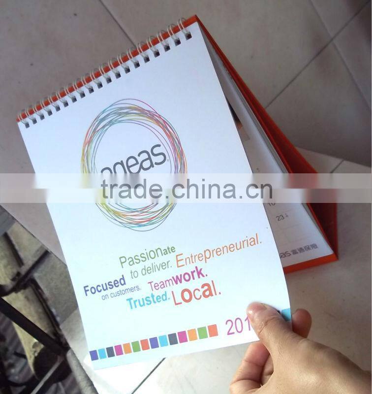 cheap cardboard calendar for printing, new design Calendar factory in Guangzhou