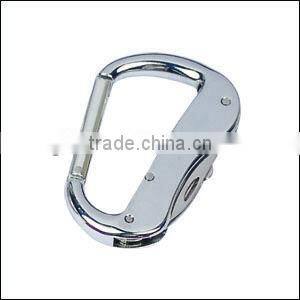 Aluminum Carabiner with Led Torch