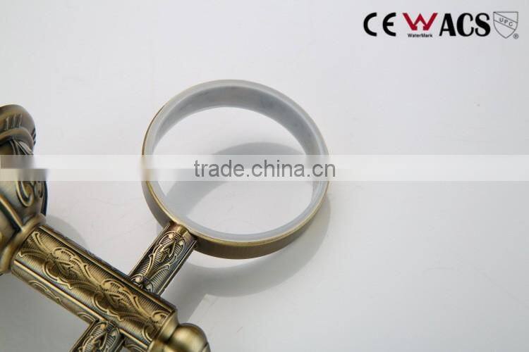 Antique Brass Bathroom Accessories Tumbler & Holder