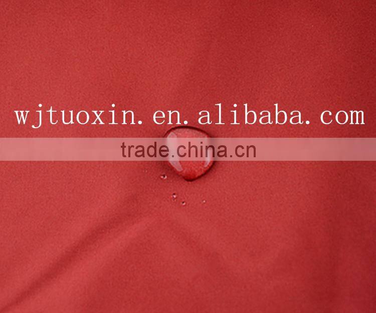 210t 100% polyester waterproof pvc coated pongee umbrella raincoat parasol tent fabric