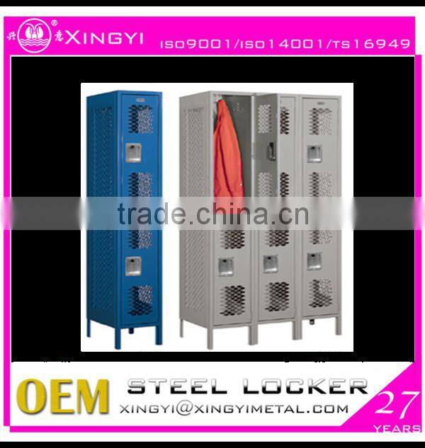 MD 520 staff room double tier locker/ metal varied locker with key lock
