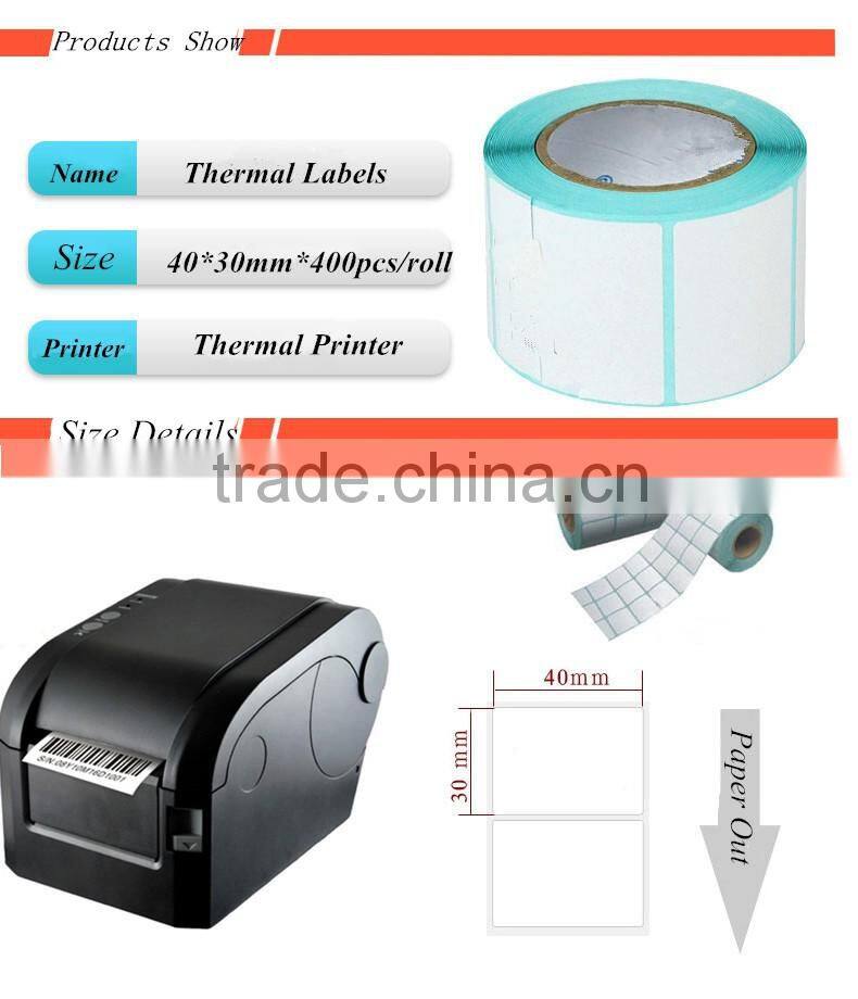 Paper Roll Barcode Label
