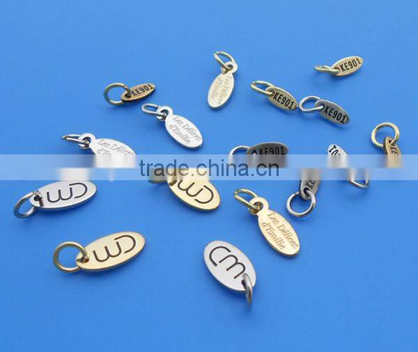 hollowed round jewelry tags bracelet decoration gifts metal pendants