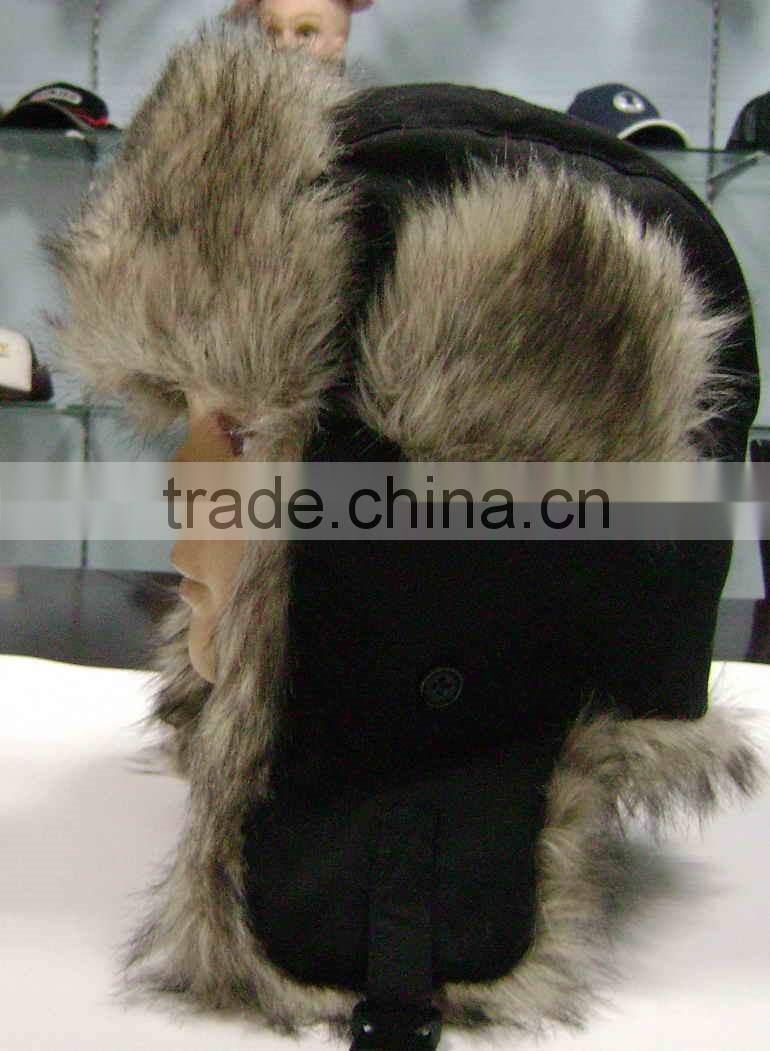 custom fur winter hat mens