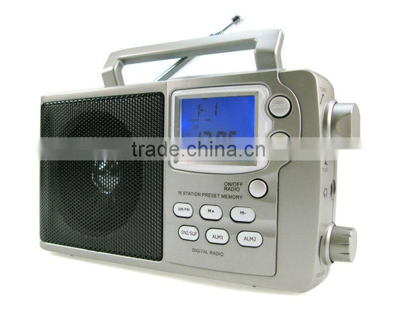 2015 Customised Compact AM FM Digital Tuning PLL Radio