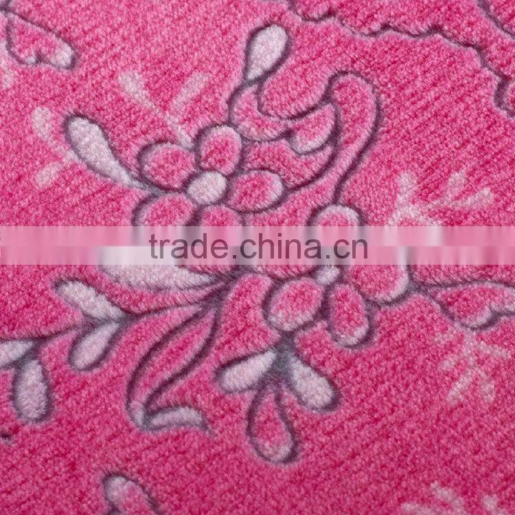 Pretty colorful printed cheap soft korean mink blanket