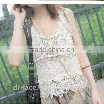 2014 new crochet cotton neck lace/dress making neck lace /collar lace