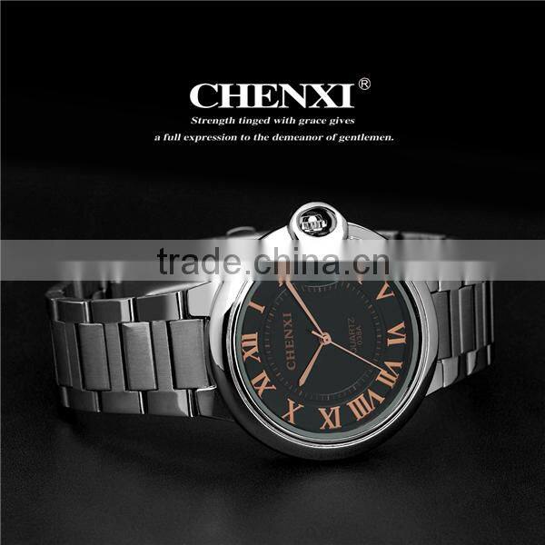 2016 Promotional All Stainless Steel Chenxi Man wrist Watches Brands