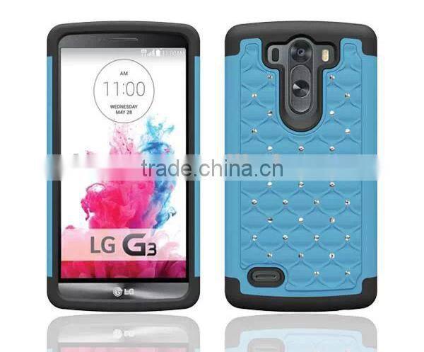 Fashion Allure Diamond Bling back case cover for LG G3