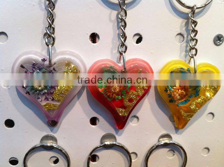 Tortoise amber key chain,Promotional key chain with inset shell,amber keychain pendant