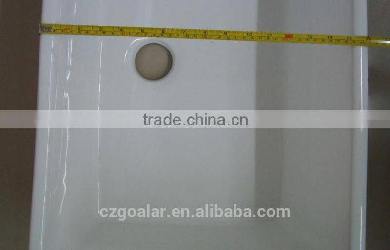 GK-02 Hot sale ceramic bathroom sinks square bowl