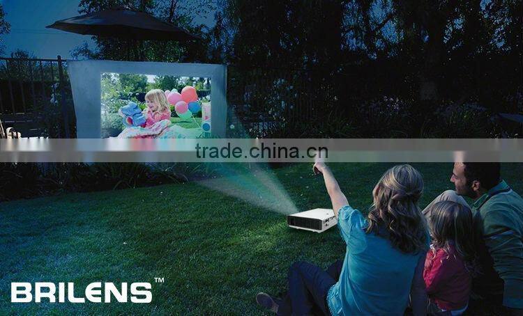 2015 New portable 1280x800pixels support 1080p LED passive shutter 3d dlp projector mini pico laser proyector beam