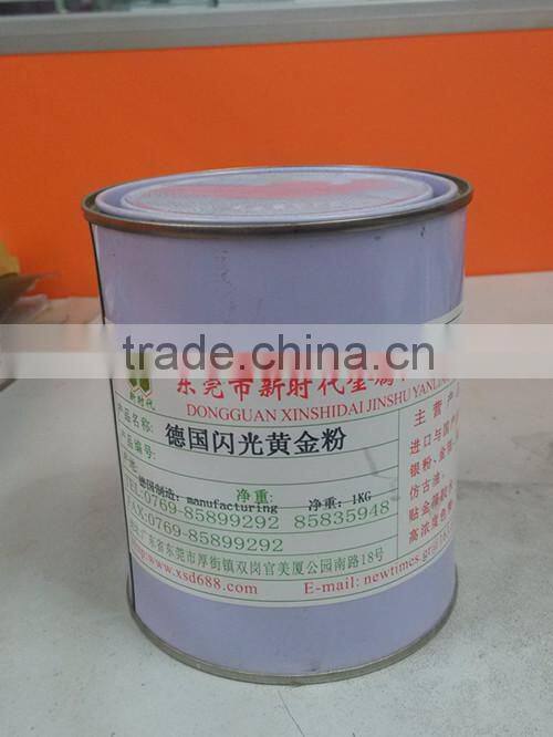 Used in decorating paint and coating metallic gold powder