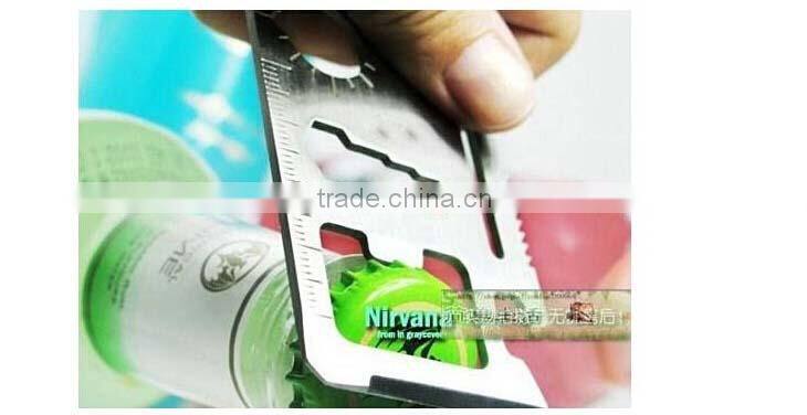 Multi-function Saber Card Tool Card Tool Outdoor Camping Universal Life Saving Card