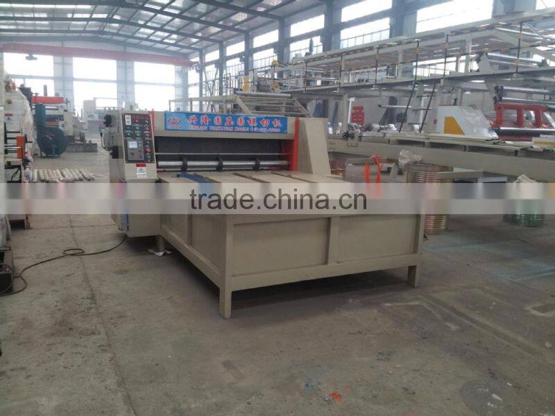 semi-auto corrugated cardboard rotary die cutting machinery