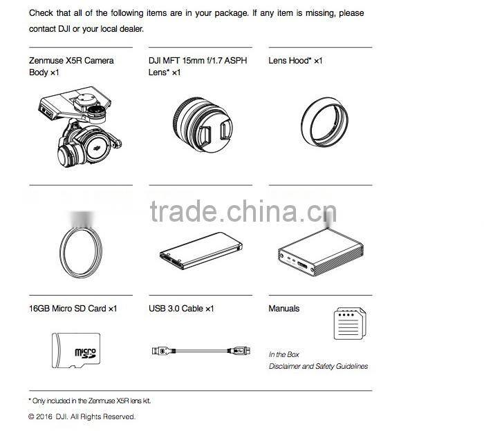 DJI X5 / X5R camera for sale