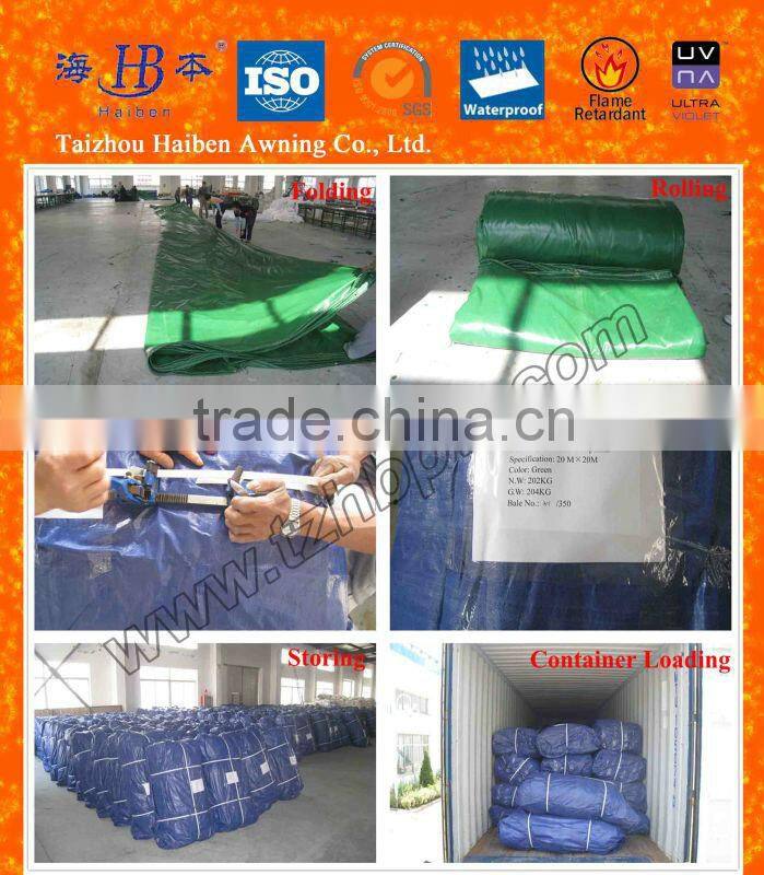 100% PVC Tarpaulin for Tent and Truck Cover