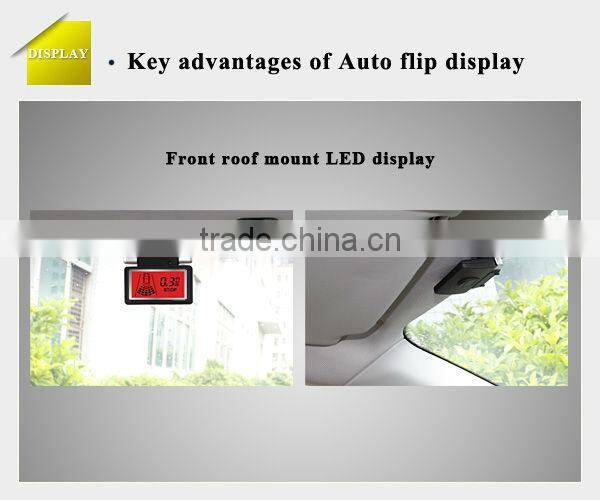 Good quality advertising roof led display for car parking