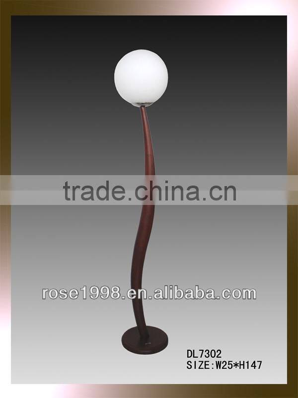 modern glass ball standing lamp