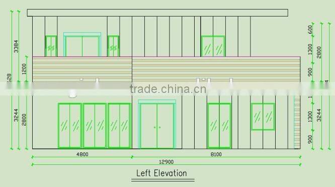 Flexible and Durable Double Floor Prefab Concrete Villa House with Luxury Decoration of More Than 70 Years