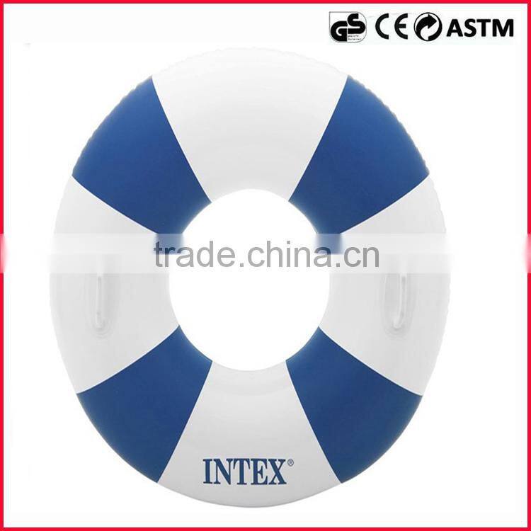 Hot sale inflatable swimming rings customized logo printed