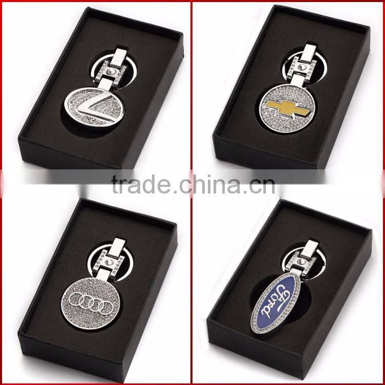 High-end atmosphere car logo key chain