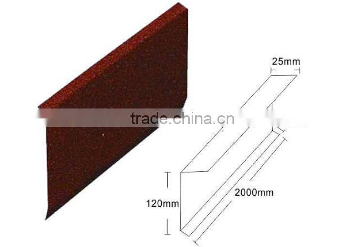 Evaes flashing tile with sand coated for roof cover