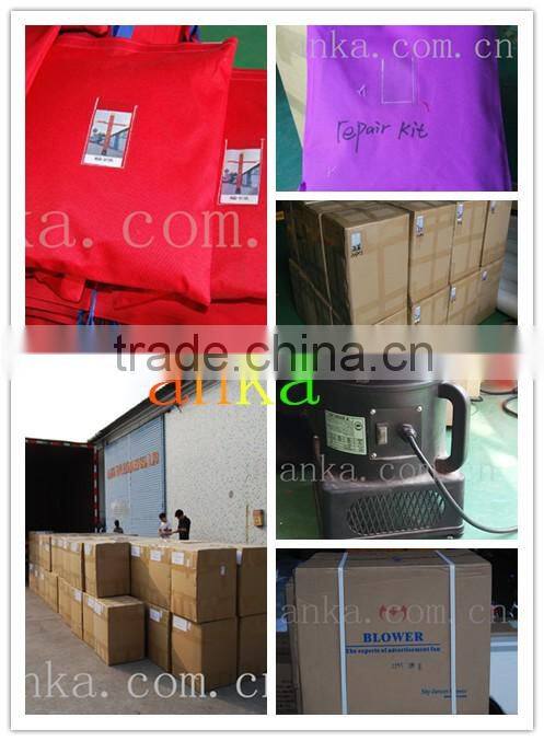 Promotional clown air dancer waving man