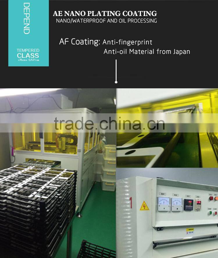 Rose gold import glass 0.3 mm 3D curved edge tempered glass screen protector for iphone 6s