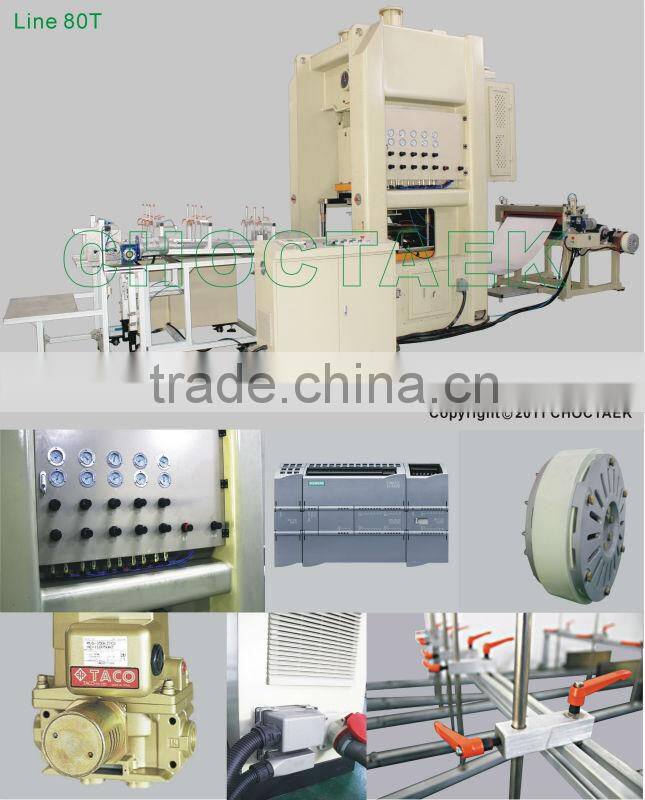 Four-cavities G & L container mould