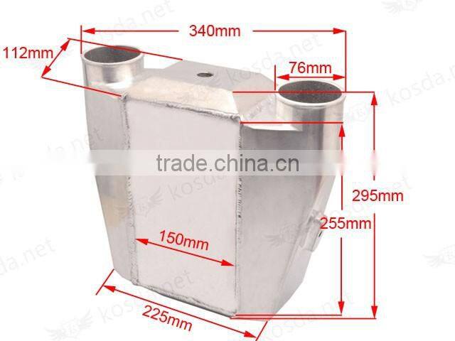 Aluminum Front Mount Water to Air Intercooler, Turbo Intercooler