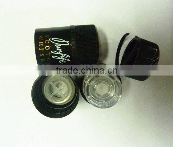 Fashion design Filp top plastic bottle cap for vodka wisky brandy
