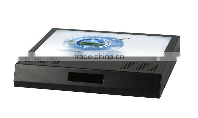 10 inch lcd advertising screen with built-in barcode reader