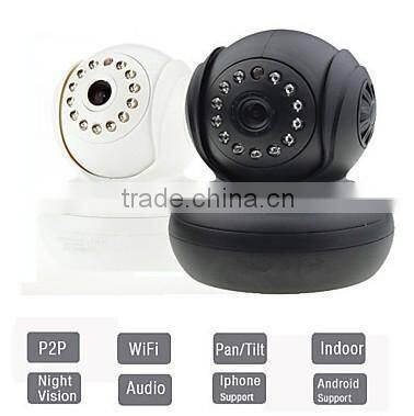 IR Small Night Vision Wifi Wireless IP PTZ Camera with Speaker Support TF Card P2P Plug and Play Two Way Audio 11