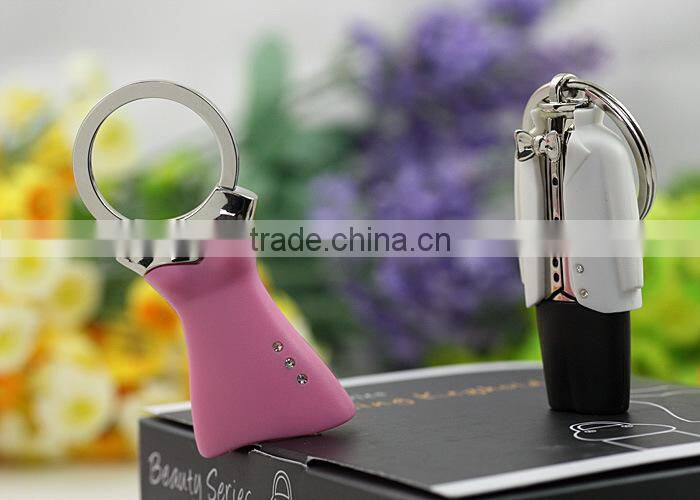 Wedding GiFT Evening Dress Key Chains with gift box