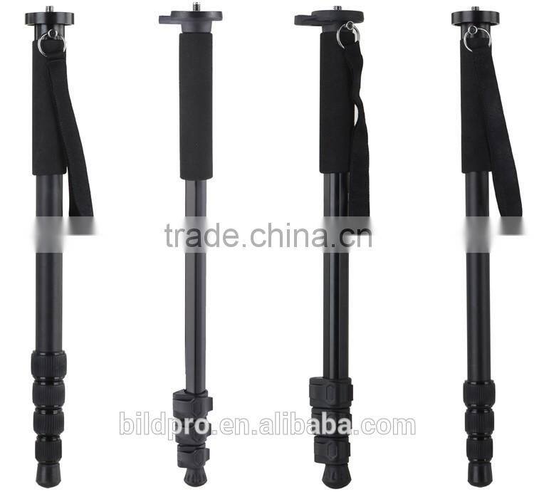Aluminum Monopod Foldable Tripod Monopod Foam With Wrist Strap