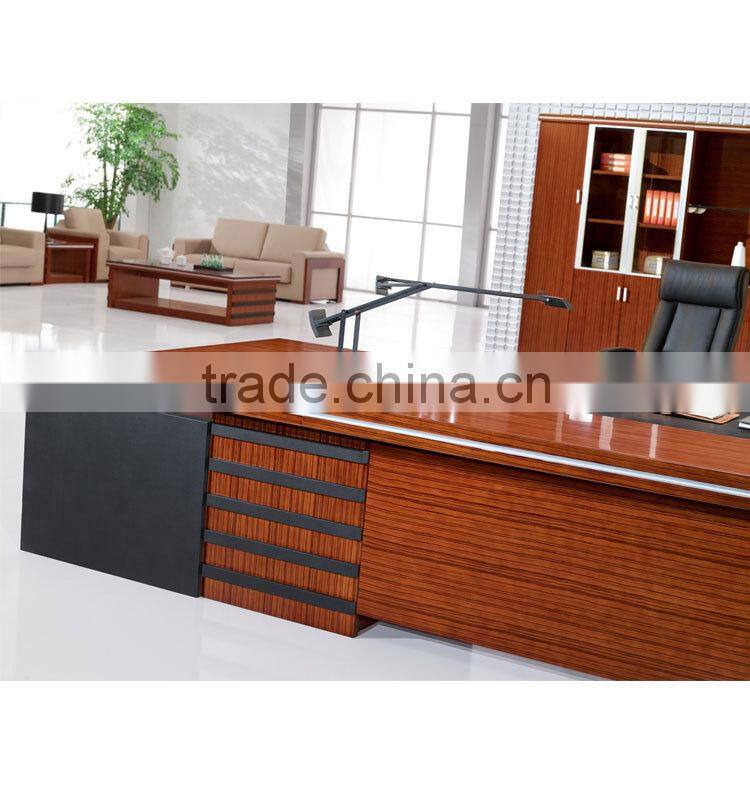 Hot Sale Solid Wood Multifunctional Wire Box Office Table