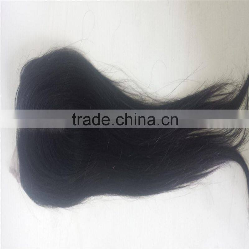 Alibaba express human hair brazilian silk base lace frontal front closure