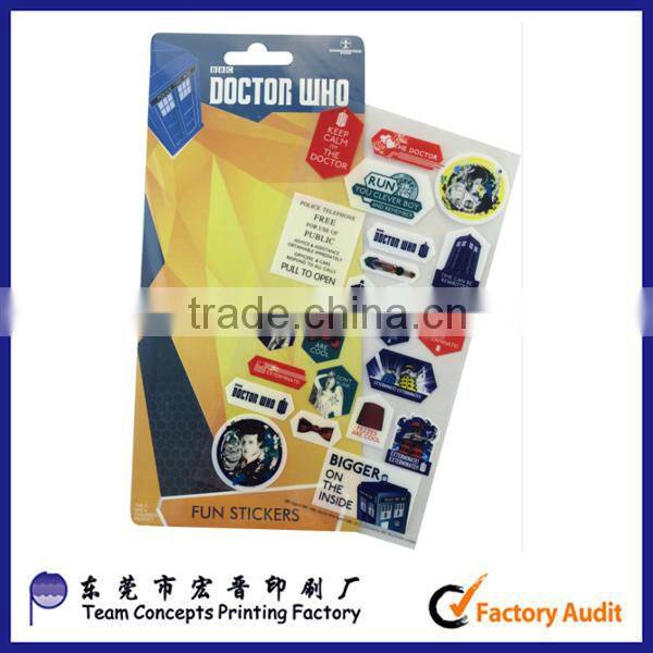 Lovely custom design giant sticker pad for child