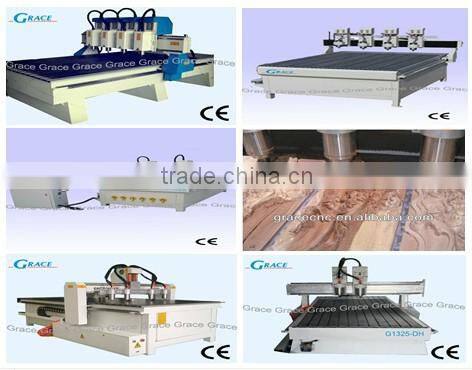 cnc 3 axis multihead carving routers 3 heads cnc machine G1325