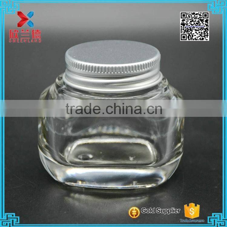 Wholesale 50ml Clear Ink Glass Bottle With Screw Cap