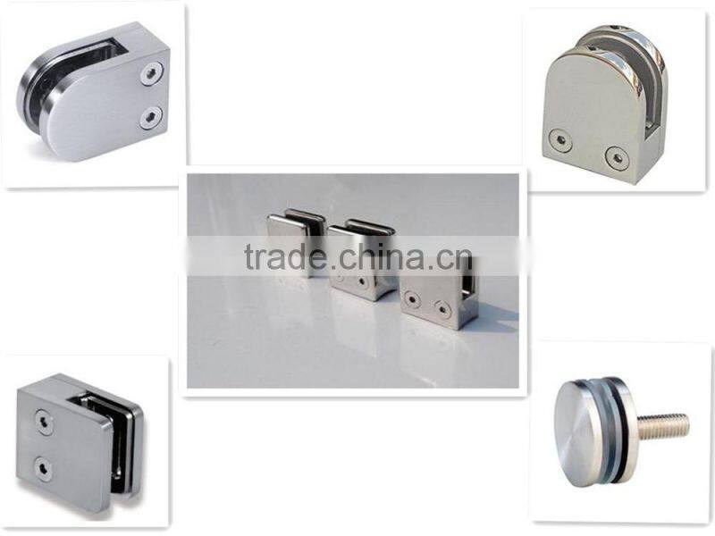 staircase railing glass hoder fittings screw