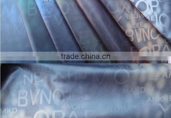 Factory wholesales 2014 high quality design modern textile polyester imitated Memory fabric For Outwear,Jacket, Coat, Trenchcoat