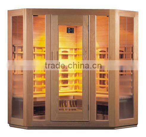 5 Person Infrared Corner Sauna QGY-05DR CE ETL ROHS Approved